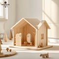 Wooden Mini Playhouse – Artisan-Crafted Imaginative Toy