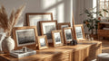 Handcrafted Solid Wood Photo Frame — Timeless Memories.