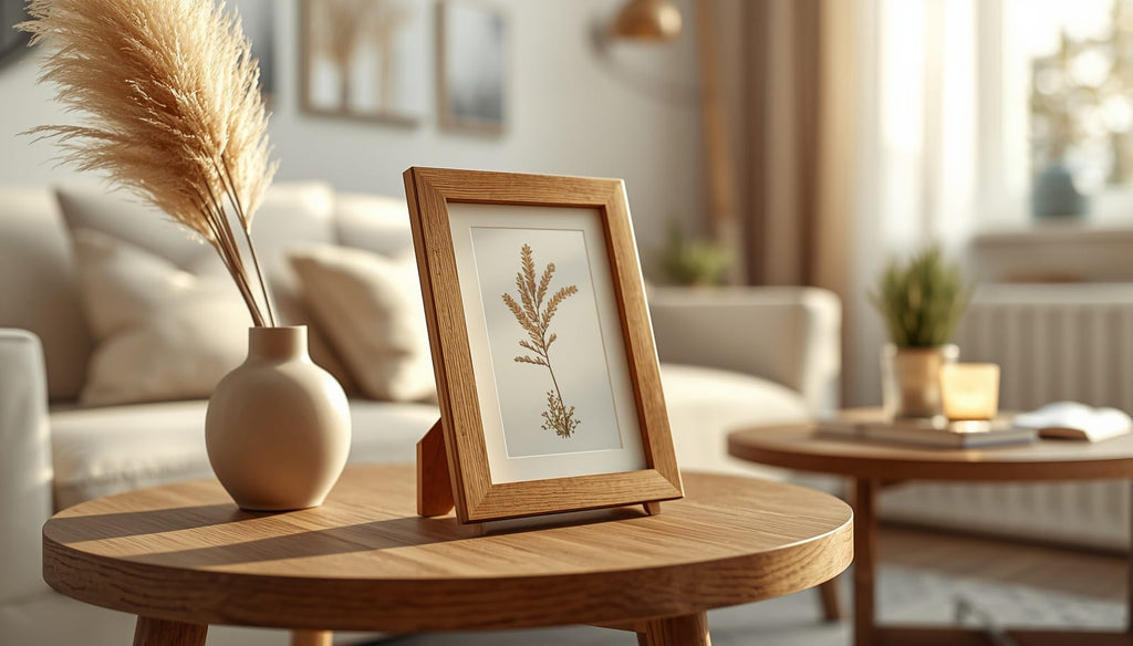 Handcrafted Solid Wood Photo Frame — Timeless Memories.