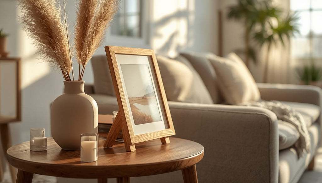 Handcrafted Solid Wood Photo Frame — Timeless Memories.