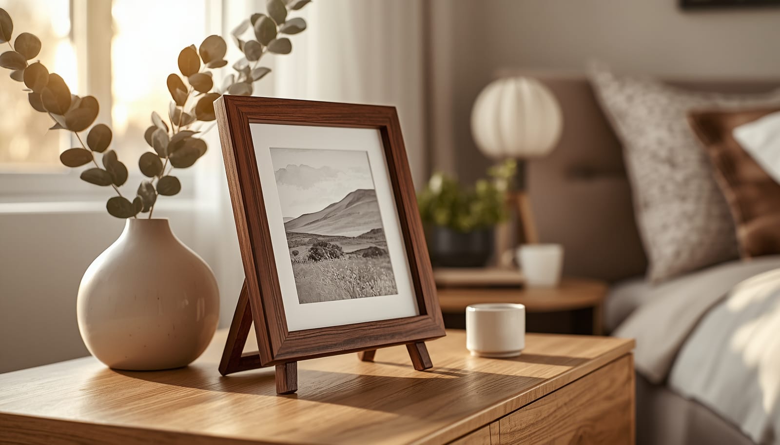 Handcrafted Solid Wood Photo Frame — Timeless Memories.