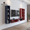 Handcrafted Wooden LCD Rack — Elegant Home Entertainment Stand