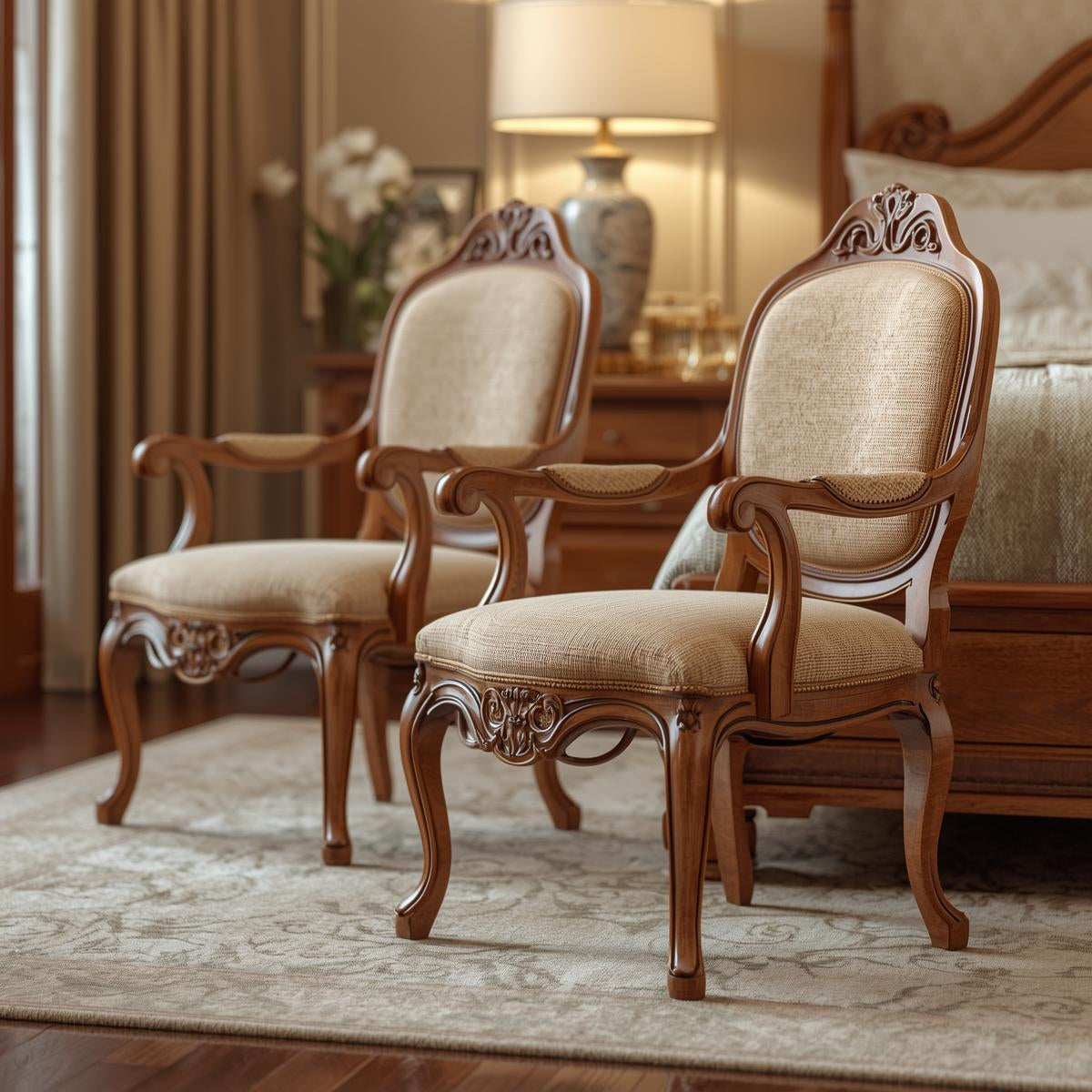 Handcrafted Wooden Bedroom Chair — Built for Comfort, Designed to Last