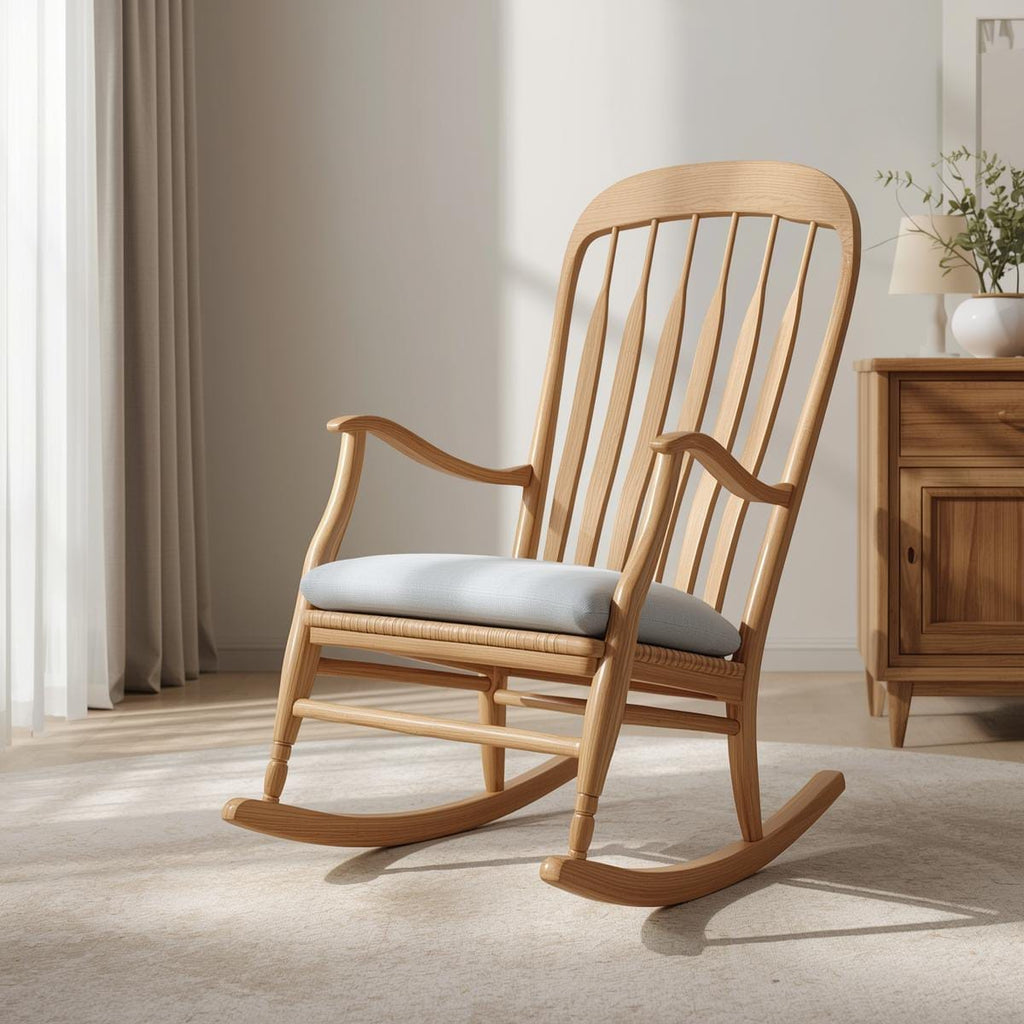 Handcrafted Wooden Rocking Chair — Classic Heritage Design | Rock in Pure Comfort