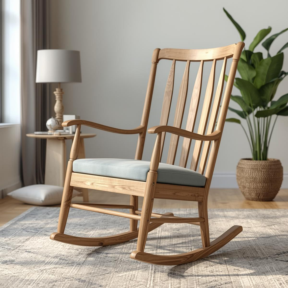 Handcrafted Wooden Rocking Chair — Classic Heritage Design | Rock in Pure Comfort
