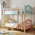 Handcrafted Wooden Bunk Bed for Kids – Fun Multi-Color Design