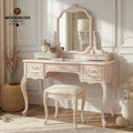 Handcrafted Wooden Dressing Table – Elegant Decorative Color Finish