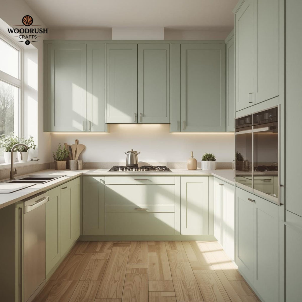Custom Kitchen Design — Beautiful Light Green | Fresh, Modern & Timeless