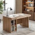 Modern Study Table – High Gloss Laminated Finish for a Sleek Workspace
