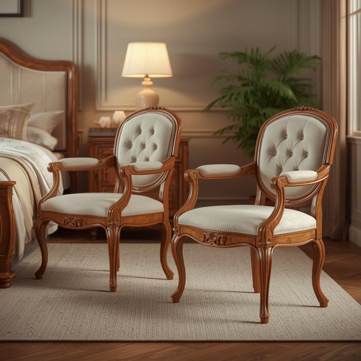 Handcrafted Wooden Bedroom Chair — Built for Comfort, Designed to Last