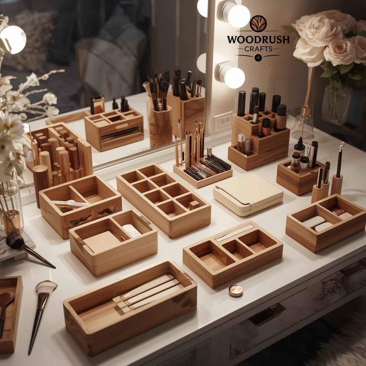 Handcrafted Wooden Jewellery Box Set — Elegant Storage for Your Most Precious Pieces