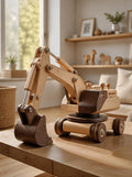 Handcrafted Wooden Crane — Artisan Decorative Showpiece