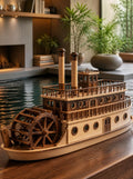 Handcrafted Wooden Toy Ship